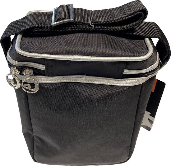 Coolbag - Koeltas - Voor bijv. naar het strand of stedentripje, Picknick etc - Kleur. Zwart - Afmeting. 16 x 11 x 22 cm - Voorzien van schouderband van Cool Company — afbeelding 2