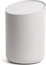 Cosmetische afvalbak Tove - Exclusief badkamerafvalbakontwerp uit Berlijn | 2L volume, antislip, incl. binnenemmer en smart bag-functie | taupe (licht)