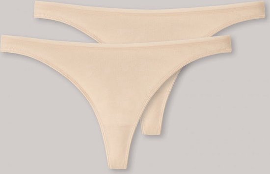 Schiesser 95/5 Organic 2PACK String Ladies Underpants - Taille 36