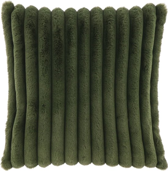 Unique Living - Coussin Peppe 45x45cm Vert d'Hiver