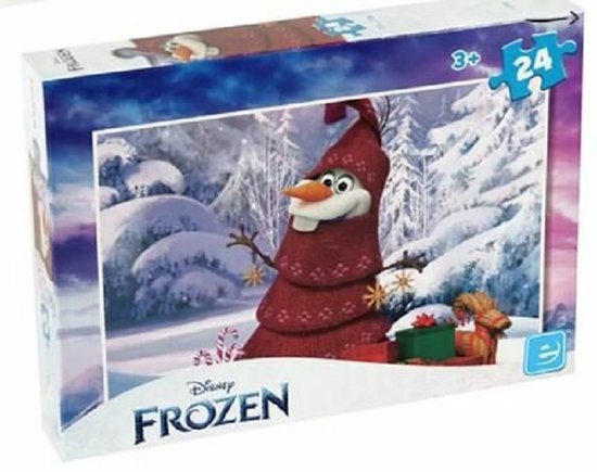 Disney Frozen – Kerstpuzzel –  24 Stukjes