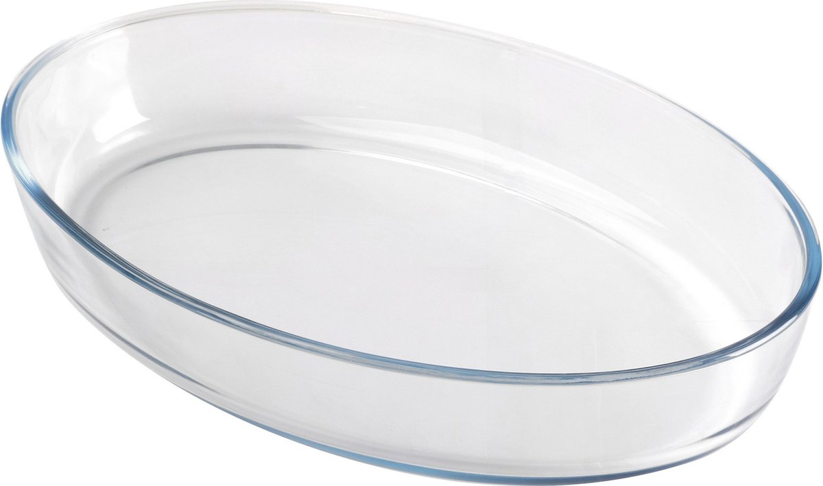 Chef Traiteur Ovenschaal van borosilicaat glas - ovaal - 4 Liter - 40 x 27 x 7 cm