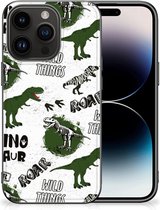 Dierenprint Telefoonhoesje Geschikt voor iPhone 15 Pro Dinosaurus