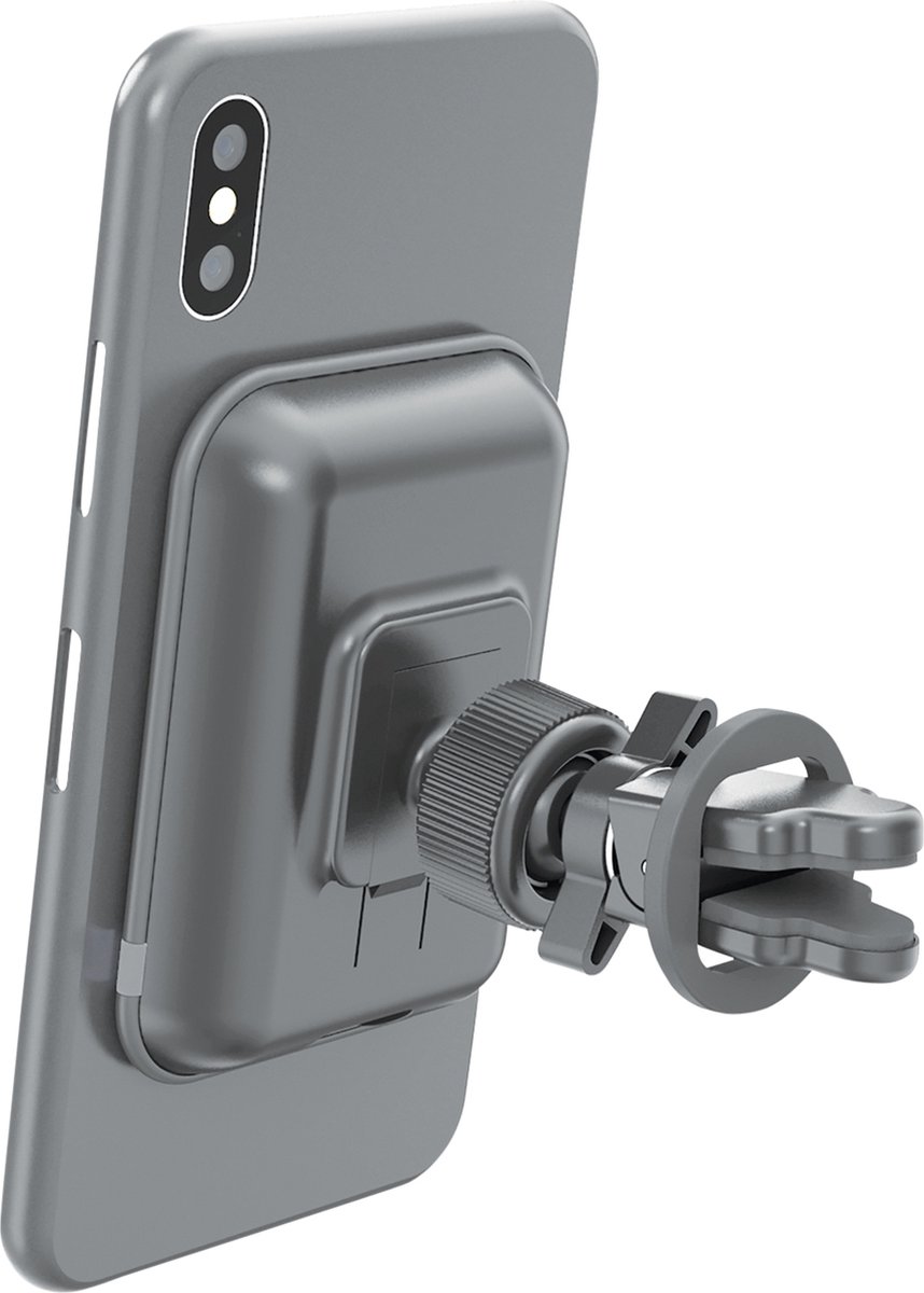 Ghost Charge Smartphonehouder met Draadloze Magnetische Oplader - Kunststof - Celly