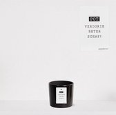 Luxe sierpot 'Potverdorie beterschap' Zwart – Cadeau - bloempot voor binnen – pot van 13cm – plantenpot met Ø13 – sierpot voor kamerplant