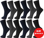 Chaussettes Diabète anti-presse sans couture 6 paires (noir) 39-42