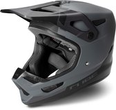 CUBE Helm Status x 100% - Downhill-helm - Ultralichte glasvezelschaal - Actief koelsysteem - M - 57-58 cm - Zwart
