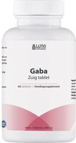 GABA met L-theanine - 700 mg GABA - 60 Zuig tabletten - Natuurlijke rustgever - Actief vitamine B6 (P-5-P) - Vegan - Luto Supplements