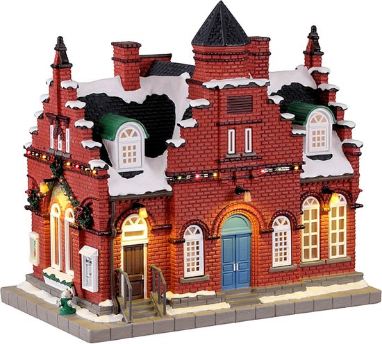 Lemax Rockwell - Town Offices 1884