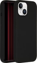 Accezz Hoesje Geschikt voor iPhone 15 Hoesje Siliconen - Accezz Liquid Silicone Backcover Geschikt voor MagSafe - Zwart