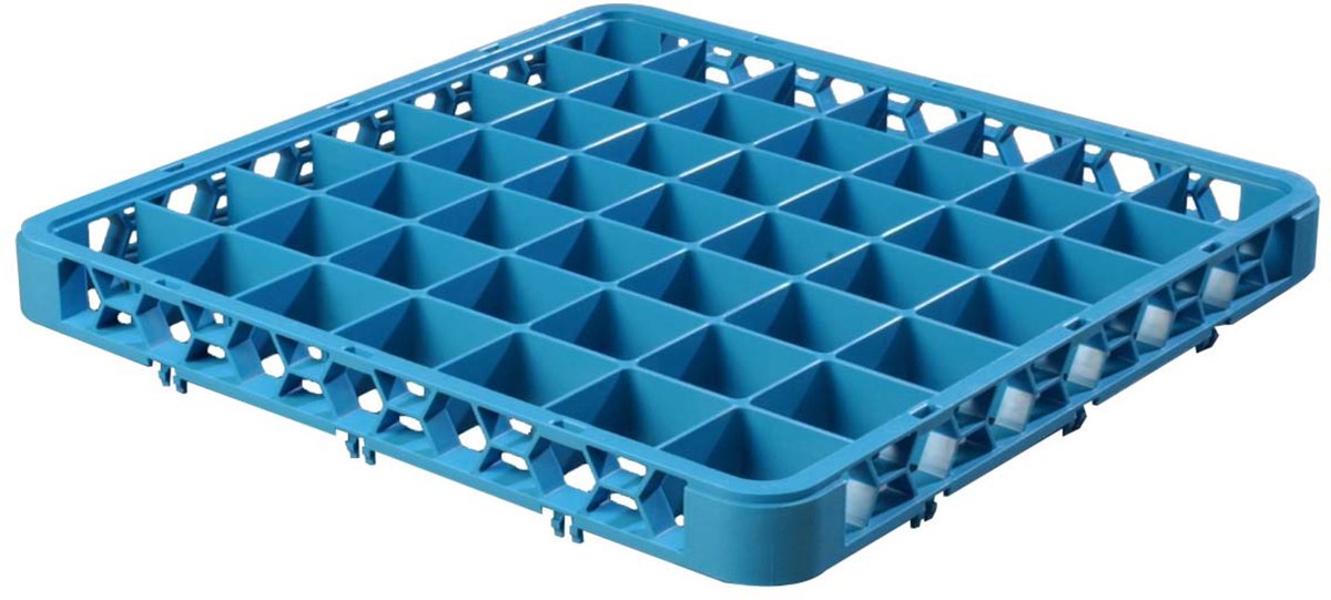 Carlisle Opbouwrand 49vaks 50.5 x 50.5 x 4.5 cm Polypropyleen Blauw