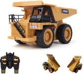 RC kiepwagen speelgoed - 2.4ghz radiografisch bestuurbare - zandwagen met laadbak - oplaadbaar 28CM