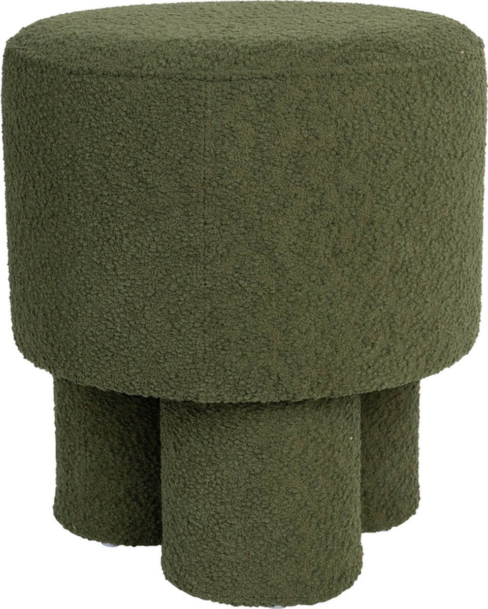 Housecraft Living Marcos Kruk/ Poef Bouclé Groen