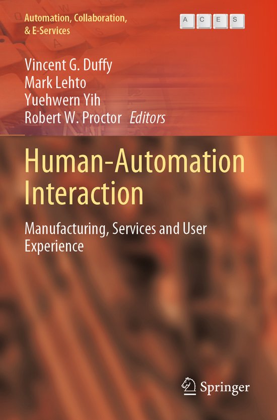 Automation, Collaboration, & E-Services10- Human-Automation  ... - cover
