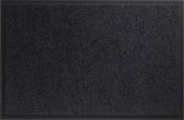 Deurmat Twister zwart 60x90cm - 7 kleuren - 5 maten - wasbaar Vinyl