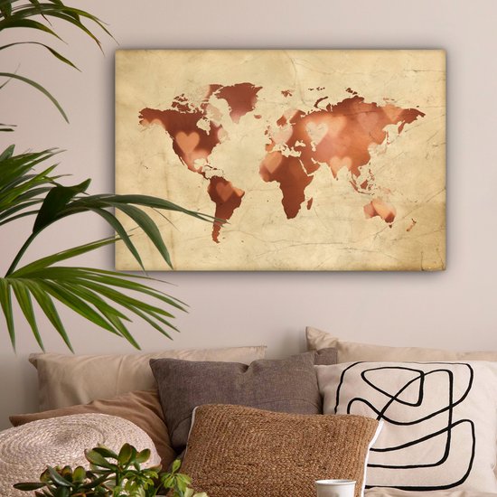 Prikbord Wereldkaart, politiek, 101 x 59 cm | Maps International
