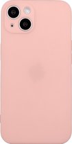 Mobigear Color Backcover Case - Convient pour Apple iPhone 15 - Étui pour téléphone portable - Rose