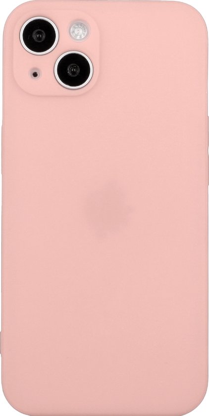 Mobigear Hoesje geschikt voor Apple iPhone 15 Telefoonhoesje Flexibel TPU | Mobigear Colors Backcover | iPhone 15 Case | Back Cover - Roze