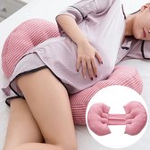 Pregnancy Pillow - Slaapsteun - Zwangerschapskussen - Roze Patroon