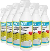 6x HG Schimmel-, Vocht- en Weerplekkenreiniger 500 ml