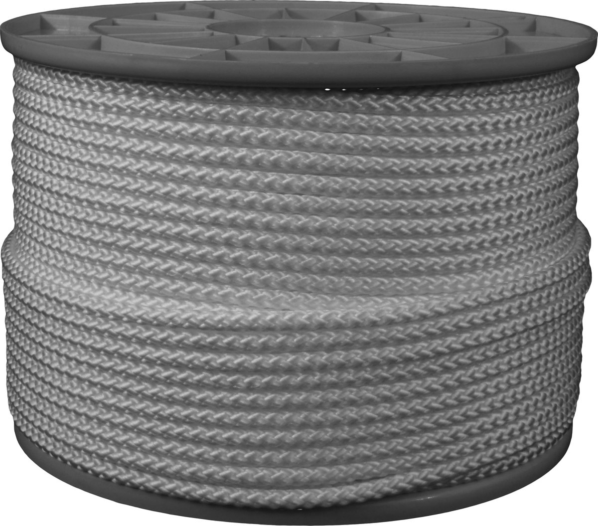 Gevlochten Koord – 100 meter – 2,5mm - Wit – Touw - Haspel