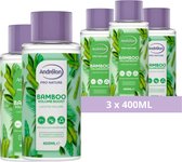 Andrelon Bamboo Volume - Shampooing et revitalisant - Pack de 3 - Pack économique