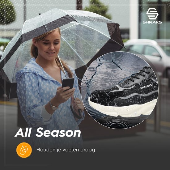 Chaussures de sécurité Shraks Moda - Chaussures de travail pour femmes et hommes - Embout en acier - Sneaker - Design respirant et léger - Taille 45