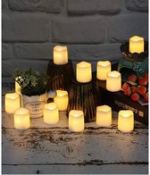 Bougies LED - 6 pièces - Éclairage LED - avec batterie - Noël - Ambiance - Décoration d'ambiance - Fun - Bougie - Bougies - Bougie chauffe-plat - Lampe - Lumières de Noël