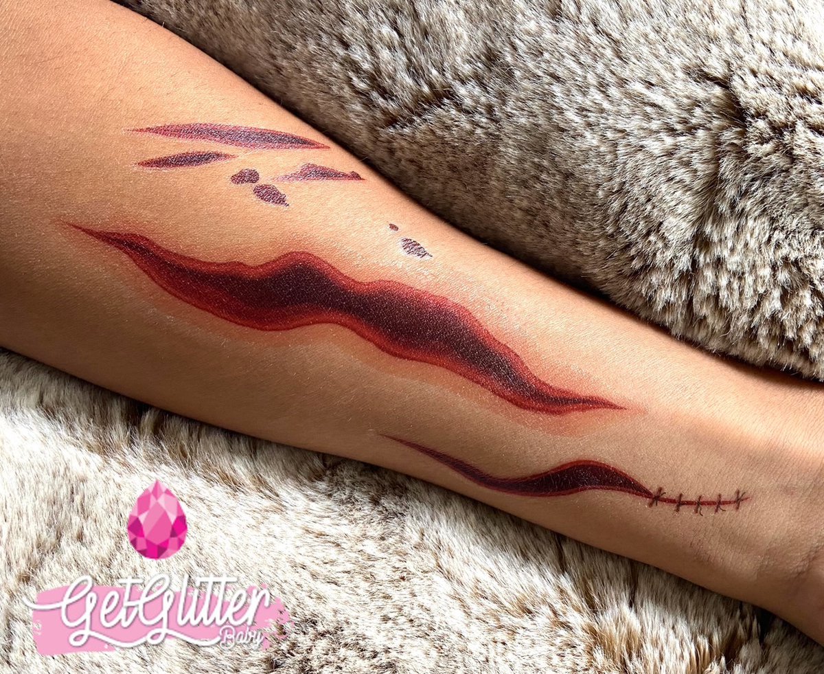 Tatouages De Cicatrices Réalistes Halloween - 30 Feuilles, Résistants à L'eau, Pour Maquillage Effrayant