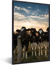 Fotolijst incl. Poster - Dieren - Koe - Koeien - 80x120 cm - Posterlijst