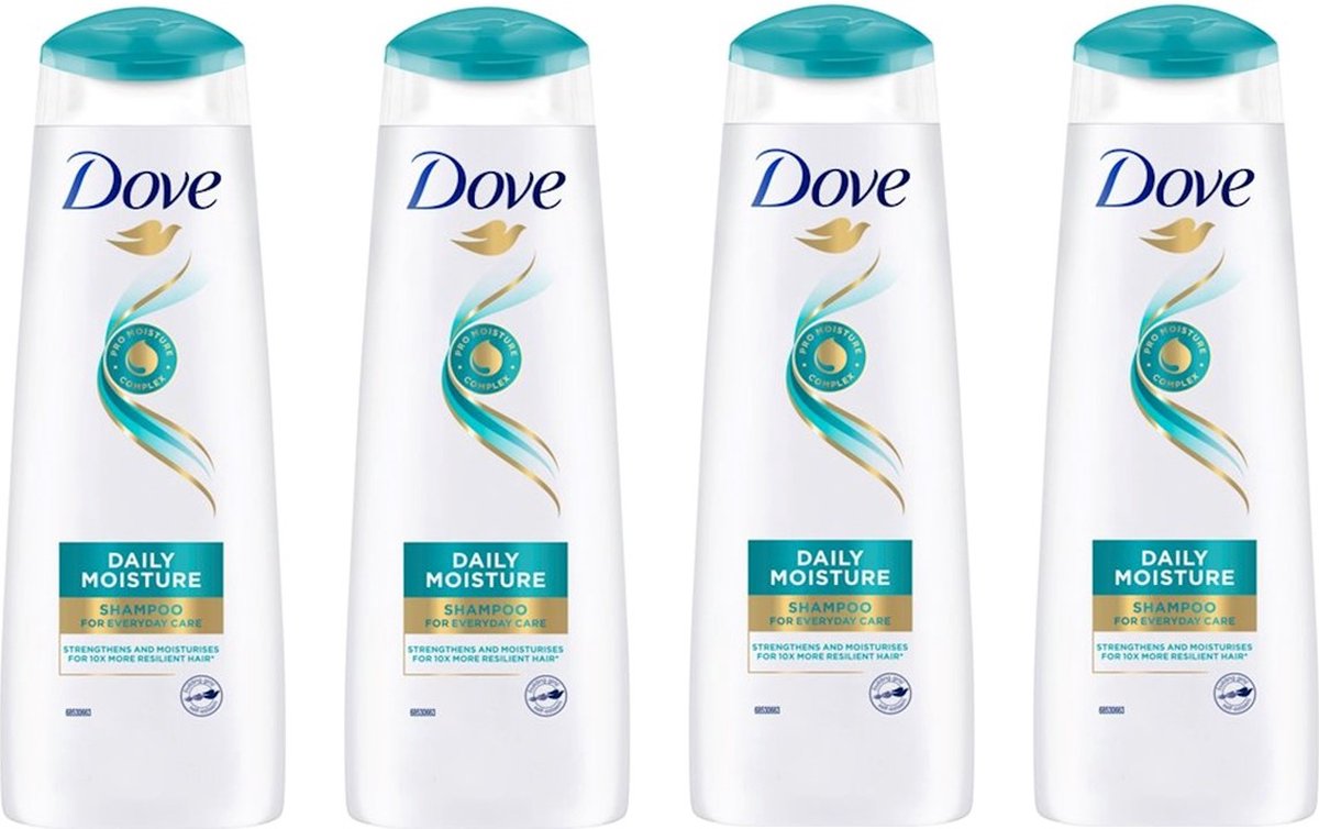Dove Shampoo - Daily Moisture - 4 x 250 ml