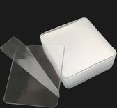 Hiden | Tape Transparant - Plakband - Nano Tape - Doorzichtige tape - Knutselen - Knutselen Meisjes | 3 x 3 cm - 5 stuks
