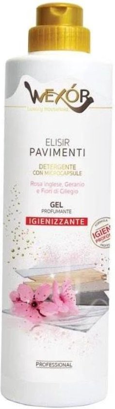 Wexór Elisir nettoyant pour sols et tout usage Armonia Rosa, 750 ml