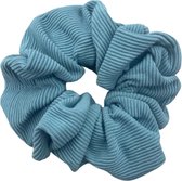 XL Scrunchie - Oud groen - Handgemaakt - Oversized - Ribstof - Ottoman - Effen - Diameter circa 16 cm - 80% Katoen 15% Polyester 5% Elastan - Zacht voor je haar - Leuke variant voor elastiekjes - Haaraccessoires - haarwokkel