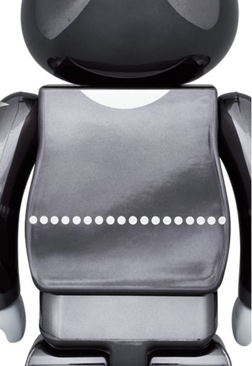 400% & 100% Bearbrick set - KISS Demon (Chrome ed.) | bol