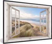 Affiche avec cadre Transparent - Plage - Mer - 60x40 cm