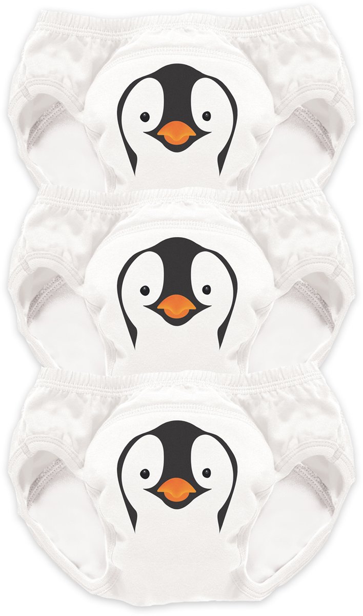 MY CARRY POTTY Oefenbroekjes Zindelijkheidstraining – 3-4 Jaar – 3 Stuks – pinguin – Herbruikbaar