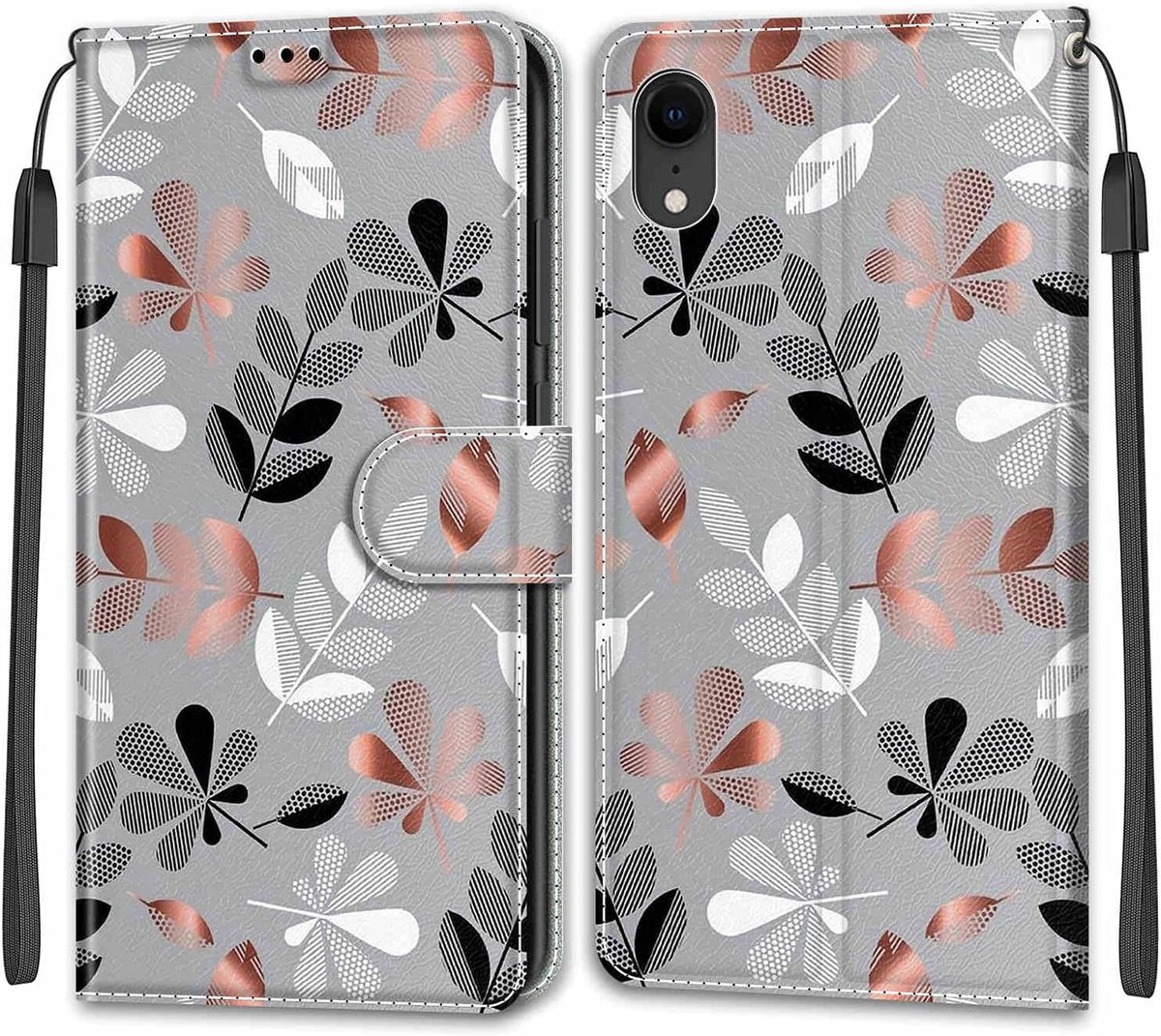 Portemonnee Telefoonhoes voor iPhone XR Grijs