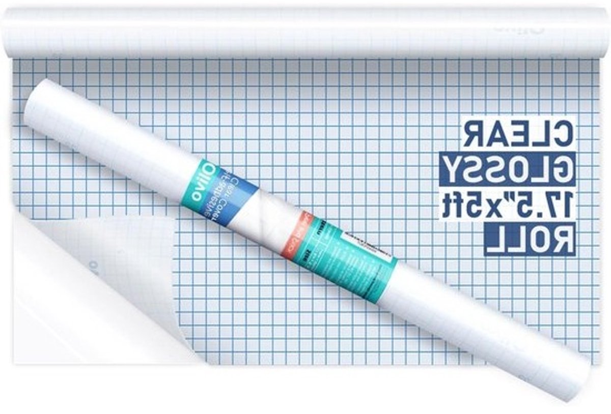 Contactpapier Rol - Boekomslag Bescherming - Ambachten en Hobby - Zelfklevend en Verwijderbaar - 445 cm x 15 m - Transparant