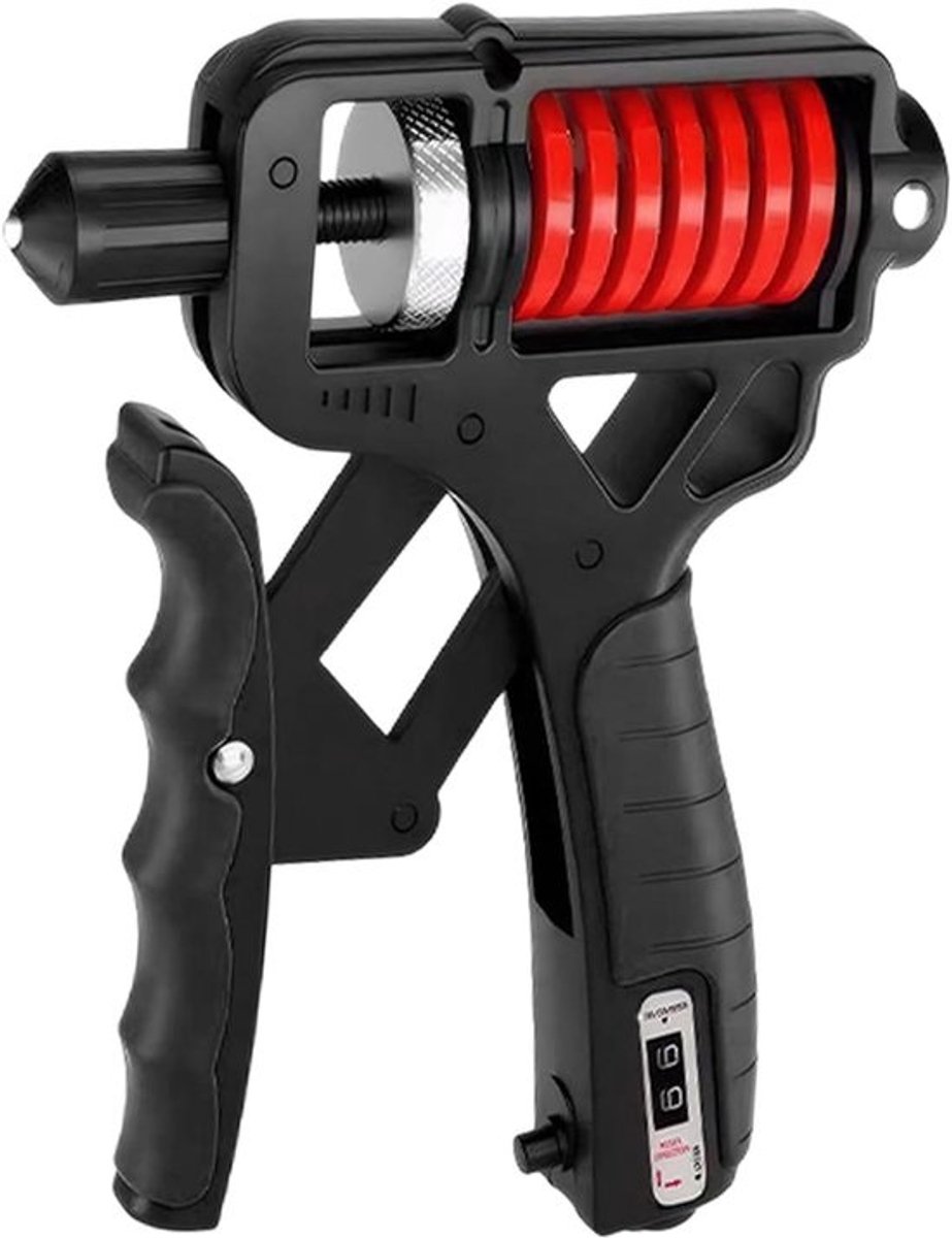 Hand Gripper - Oefenapparaat Hand - Onderarm Training - Instelbare Weerstand - 5-165 kg - Zwart
