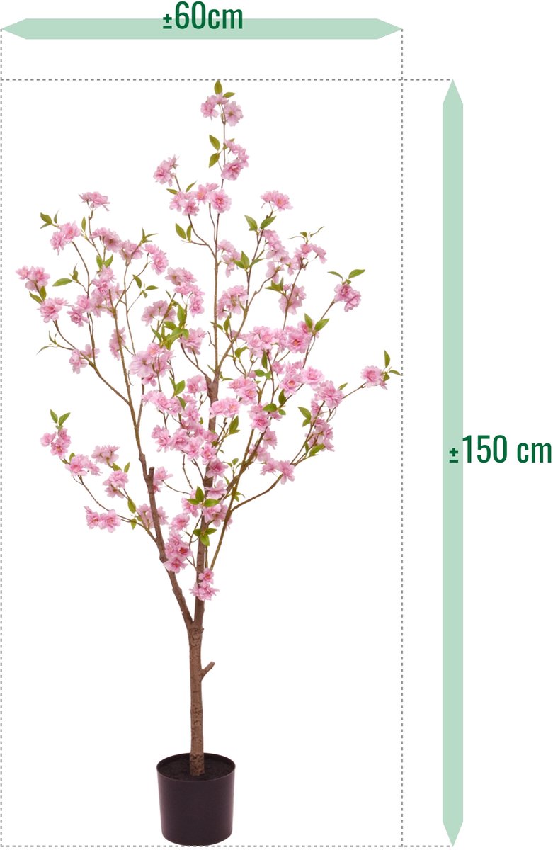 Bloesem Kunstboom 150cm N roze