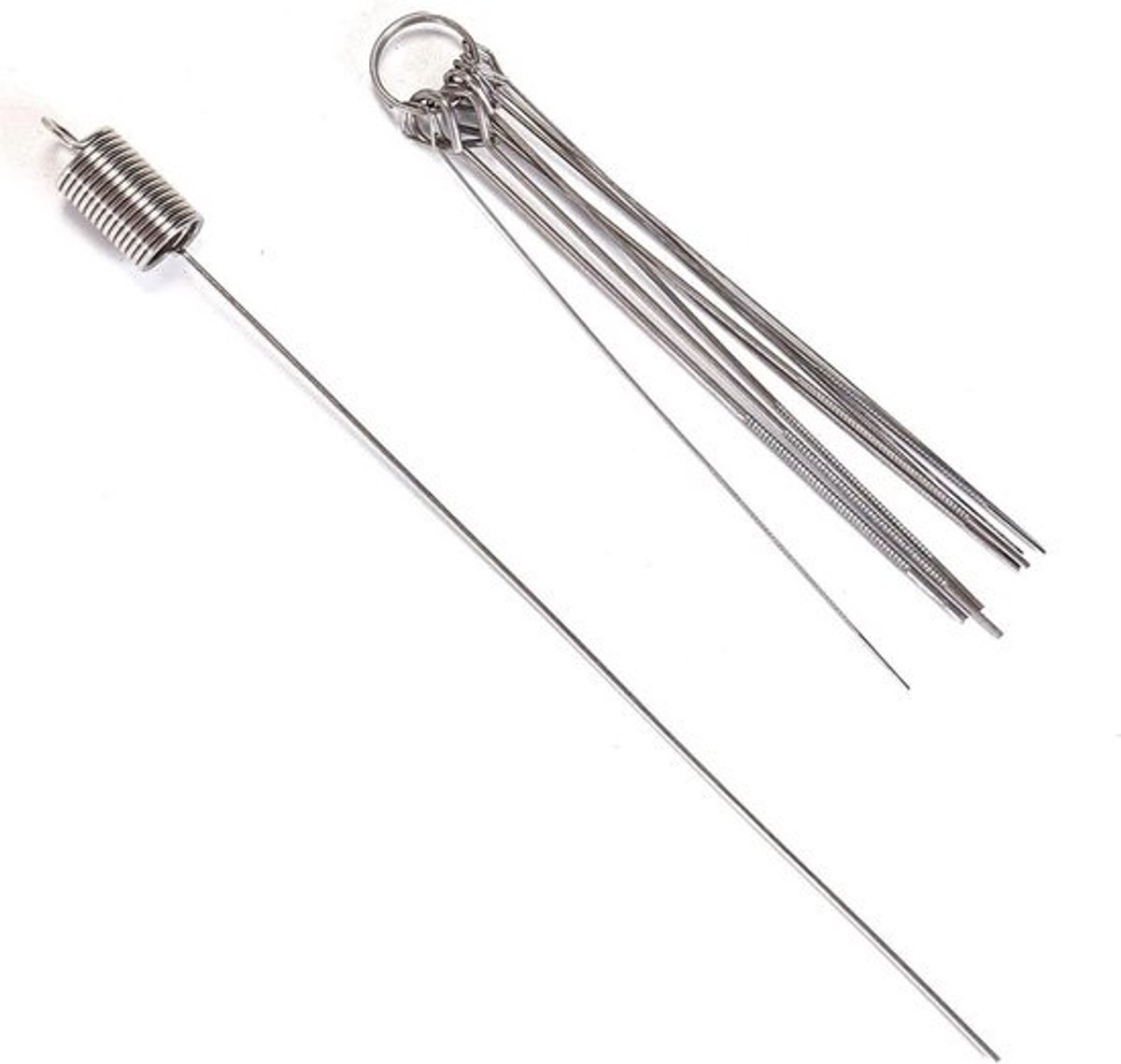 Reinigingsset Desoldeerpistool - Pen Set - Solderen Onderhouden - Roestvrij Staal - 1 Stuks - Zilver