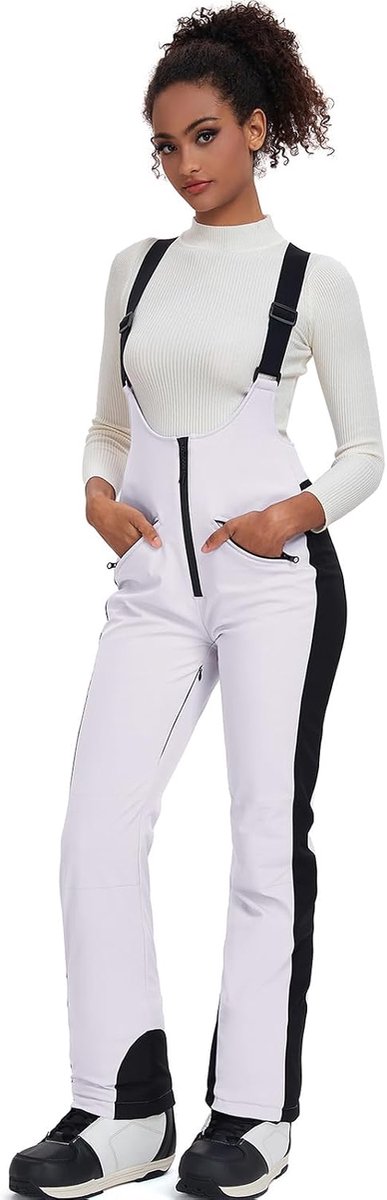 Skibroek voor dames, geïsoleerd, waterdicht, winddicht, overall, winter, snowboarding broek, warm houden, comfortabel