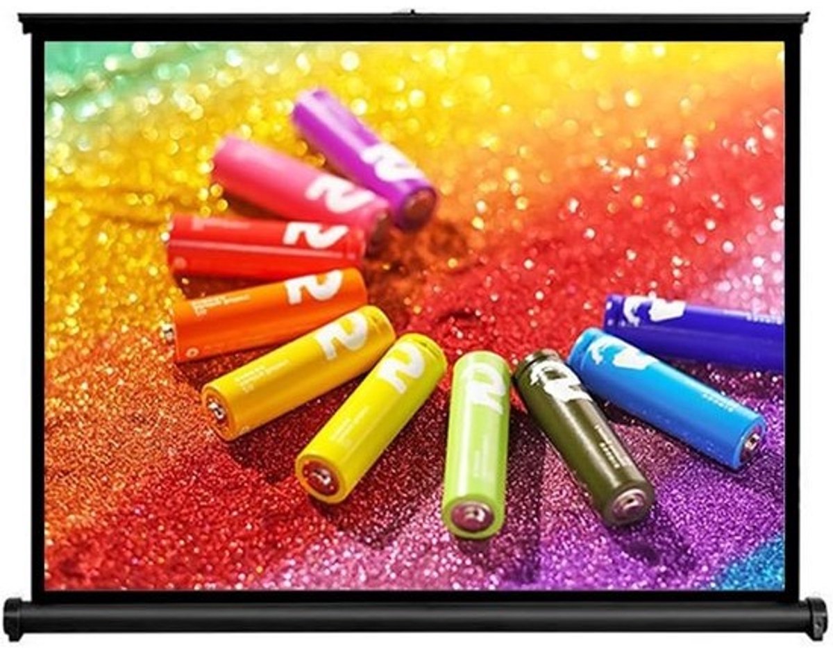 Projection Screen Portable Projection Screen Retractable Projection Screen for Manual Projectors HD 4:3 16:9 Home Cinema Outdoor Indoor Movies (4:8.50 inch)