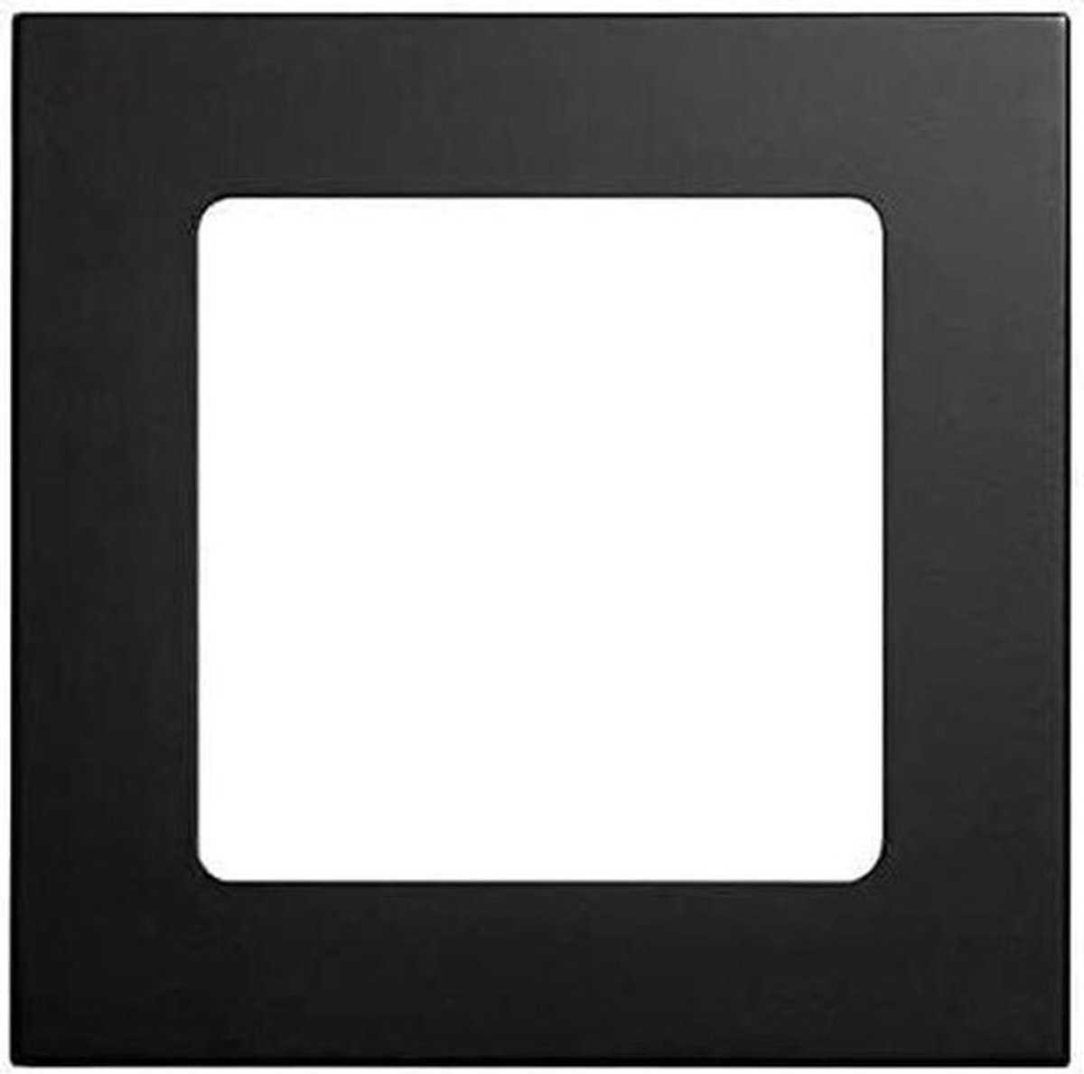 Frame voor Bediening - Afdekraam - Interieur Aanpassen - Eenvoudige Montage - 8 x 8 cm - Mat Zwart