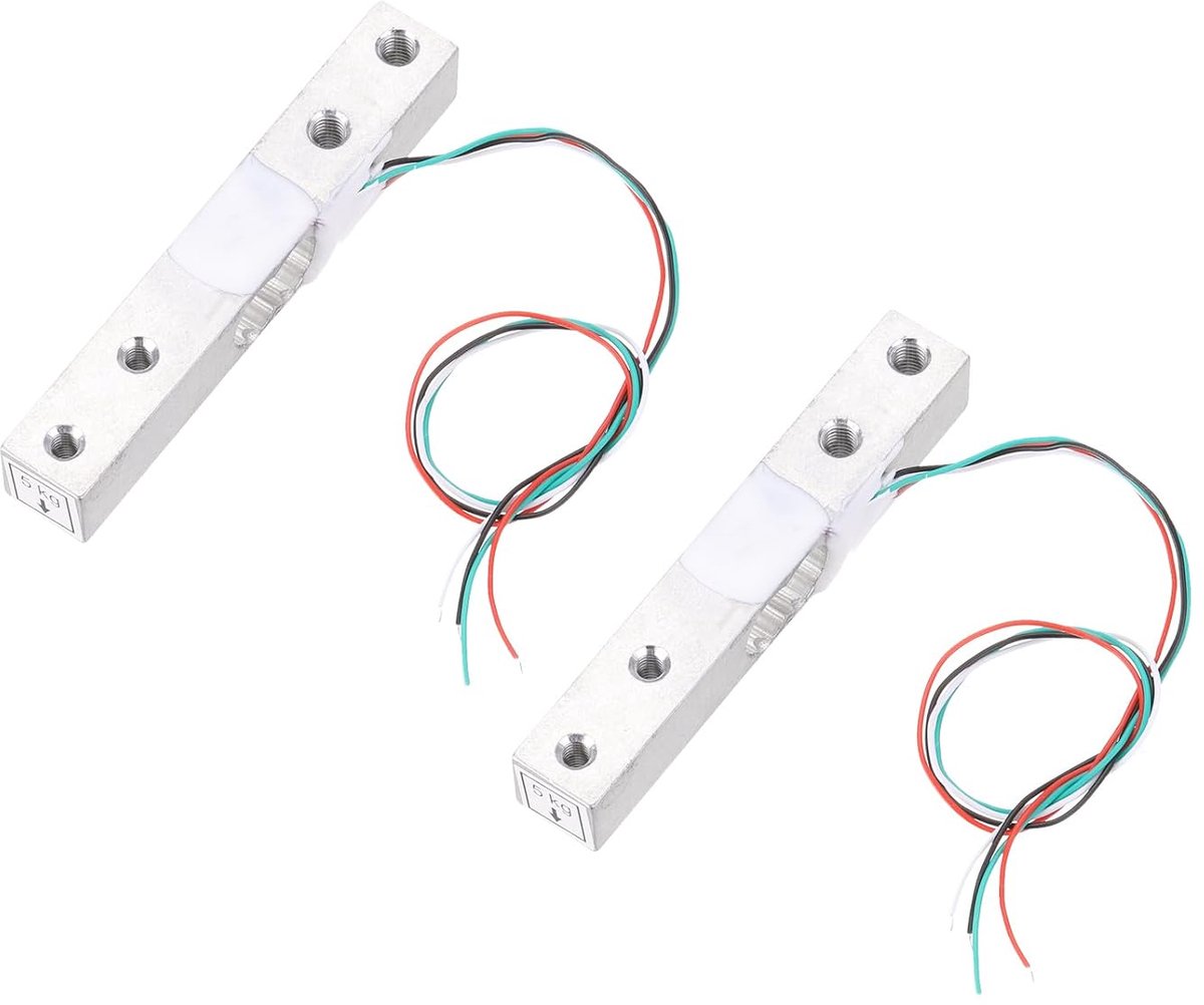 Gewichtssensor, digitale belastingscel, 2 stuks, sensor voor celbelasting 5 kg, miniatuur, hoge precisie, voor elektronische keukenweegschaal, draagbaar, doe-het-zelf