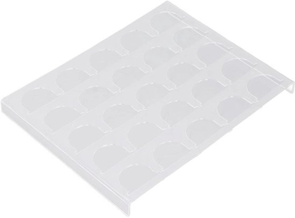 Capsule Houder - Koffie Pod Opberger - Keuken Organisatie - Lade Opslag - 34 x 29 x 4 cm - Transparant
