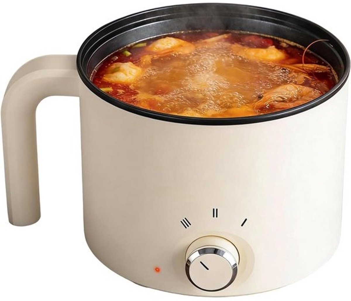 Elektrische Kookpot - Mini Fornuis - Snelle Maaltijden - Intelligente Oververhitting Bescherming - 20 cm - Veelkleurig