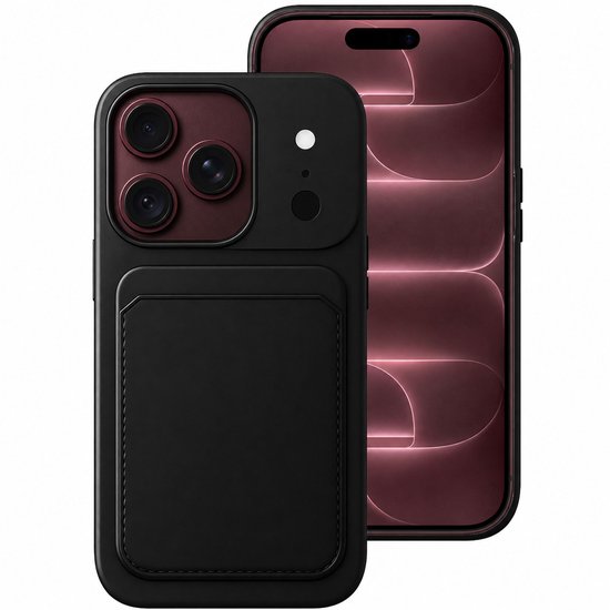 Geschikt voor iPhone 18 Pro / 17 Pro Pasjes houder Hoesje Case ...