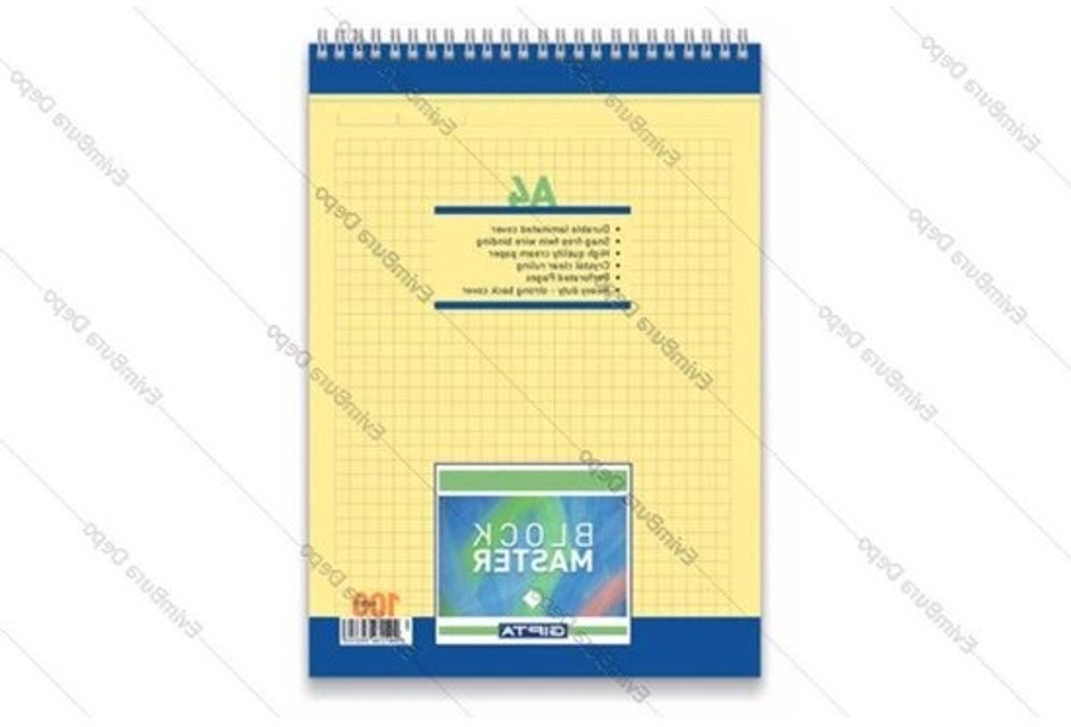Notitieblok A4 - Schrijfblok - Ideaal voor notities - 100 vel - A4 formaat - Wit